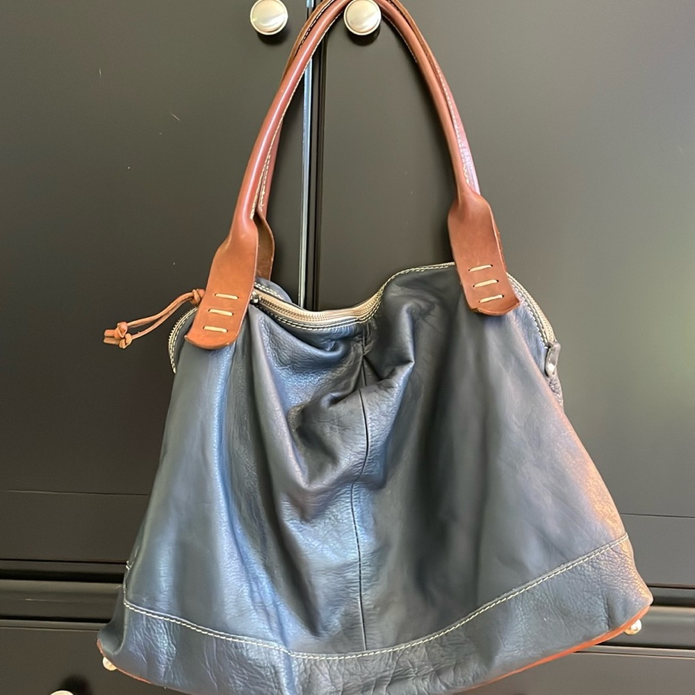 Italian leather handbag